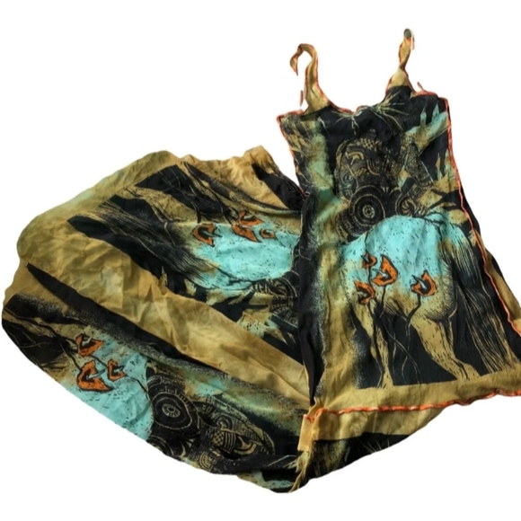 Jean Paul Gaultier Maori Tattoo Mesh Dress - Picture 2 of 5